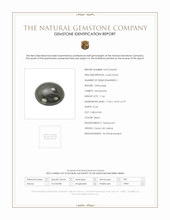 11.66 Ct. Grey Cabochon Moonstone from Ceylon (Sri Lanka) Scan Report