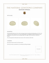 10.53 Ct. Grey Cabochon Moonstone from Ceylon (Sri Lanka) Appraisal