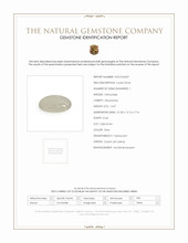 14.07 Ct. Grey Cabochon Moonstone from Ceylon (Sri Lanka) Scan Report