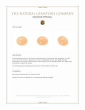 14.04 Ct. Cabochon Moonstone from Ceylon (Sri Lanka) Appraisal