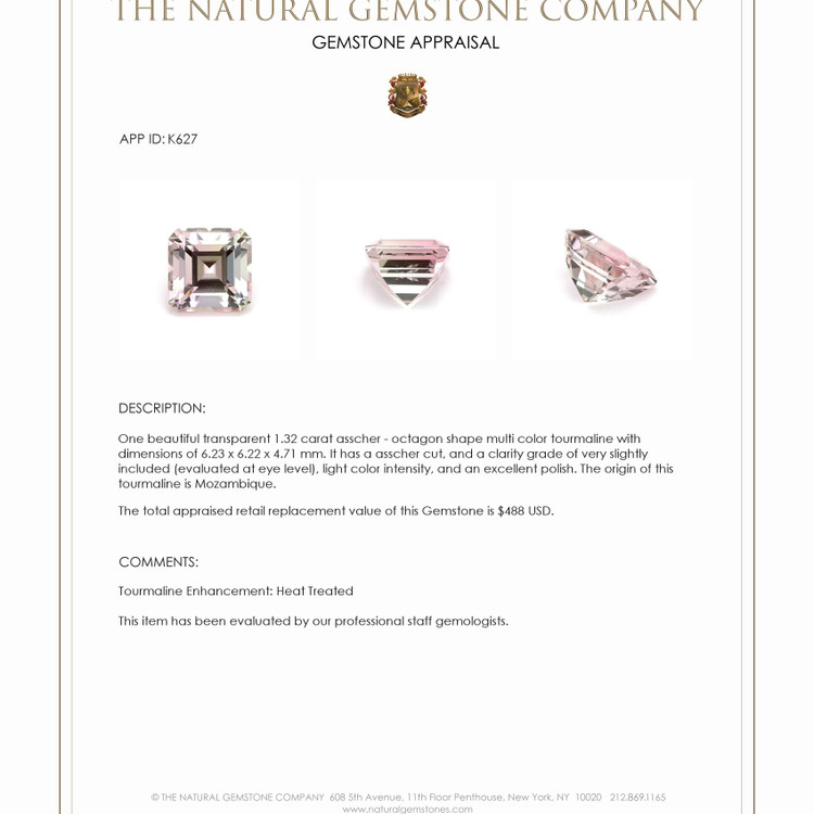 1.32 Ct. Tourmaline from Mozambique