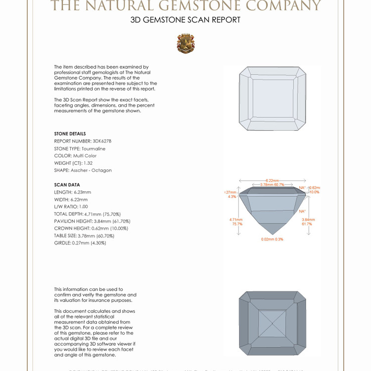 1.32 Ct. Tourmaline from Mozambique