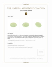 14.57 Ct. Cabochon Moonstone from Ceylon (Sri Lanka) Appraisal