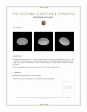 15.16 Ct. Cabochon Moonstone from Ceylon (Sri Lanka) Appraisal