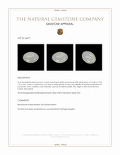 6.61 Ct. Cabochon Moonstone from Ceylon (Sri Lanka) Appraisal