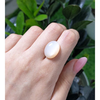 13.58 Ct. Cabochon Moonstone from Ceylon (Sri Lanka) Life Style