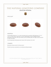 11.61 Ct. Cabochon Moonstone from Ceylon (Sri Lanka) Appraisal