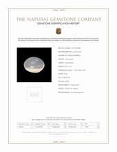 4.12 Ct. White Cabochon Moonstone from Ceylon (Sri Lanka) Scan Report