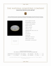 20.86 Ct. White Cabochon Moonstone from Ceylon (Sri Lanka) Scan Report