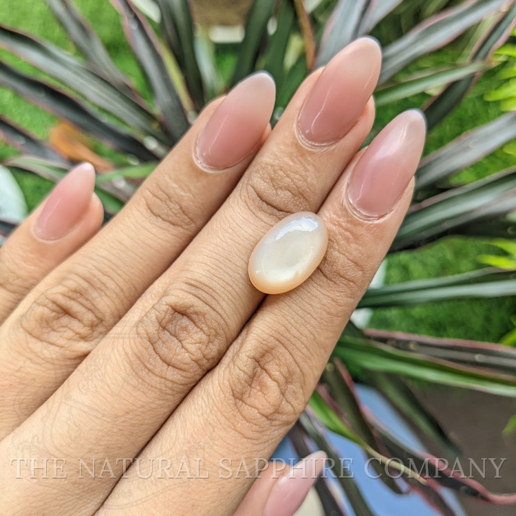 6.02 Ct. Cabochon Moonstone from Ceylon (Sri Lanka)