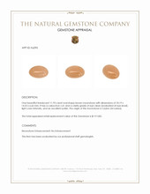 11.93 Ct. Cabochon Moonstone from Ceylon (Sri Lanka) Appraisal