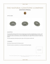 25.20 Ct. Cabochon Moonstone from Ceylon (Sri Lanka) Appraisal