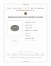 25.20 Ct. Cabochon Moonstone from Ceylon (Sri Lanka) Scan Report