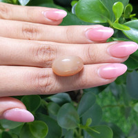 24.41 Ct. Cabochon Moonstone from Ceylon (Sri Lanka) Life Style