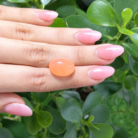 13.12 Ct. Cabochon Moonstone from Ceylon (Sri Lanka) Life Style