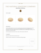 16.15 Ct. Cabochon Moonstone from Ceylon (Sri Lanka) Appraisal