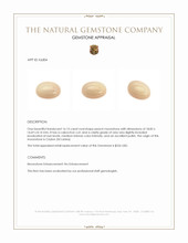 16.15 Ct. Cabochon Moonstone from Ceylon (Sri Lanka) Appraisal