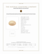 16.15 Ct. Cabochon Moonstone from Ceylon (Sri Lanka) Scan Report