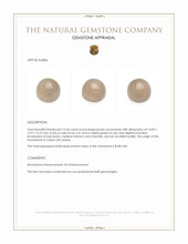 13.46 Ct. Cabochon Moonstone from Ceylon (Sri Lanka) Appraisal