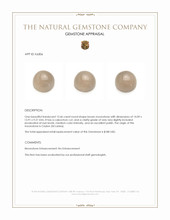 13.46 Ct. Cabochon Moonstone from Ceylon (Sri Lanka) Appraisal