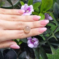 13.46 Ct. Cabochon Moonstone from Ceylon (Sri Lanka) Life Style