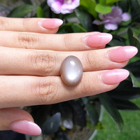 15.14 Ct. Cabochon Moonstone from Ceylon (Sri Lanka) Life Style