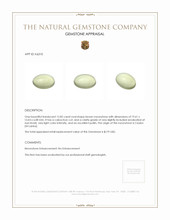 12.82 Ct. Cabochon Moonstone from Ceylon (Sri Lanka) Appraisal