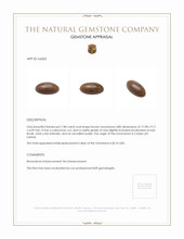 7.84 Ct. Cabochon Moonstone from Ceylon (Sri Lanka) Appraisal