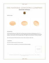 18.80 Ct. Cabochon Moonstone from Ceylon (Sri Lanka) Appraisal