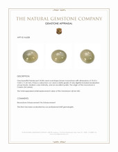 24.08 Ct. Cabochon Moonstone from Ceylon (Sri Lanka) Appraisal