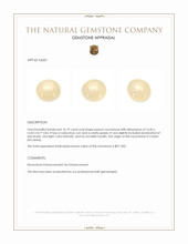 16.19 Ct. Cabochon Moonstone from Ceylon (Sri Lanka) Appraisal