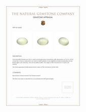 26.61 Ct. Cabochon Moonstone from Ceylon (Sri Lanka) Appraisal