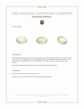 26.61 Ct. Cabochon Moonstone from Ceylon (Sri Lanka) Appraisal