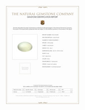 26.61 Ct. Grey Cabochon Moonstone from Ceylon (Sri Lanka) Scan Report