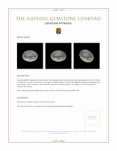 34.06 Ct. Cabochon Moonstone from Ceylon (Sri Lanka) Appraisal