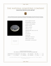 25.42 Ct. Cabochon Moonstone from Ceylon (Sri Lanka) Scan Report