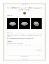 12.30 Ct. Cabochon Moonstone from Ceylon (Sri Lanka) Appraisal