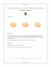 22.90 Ct. Cabochon Moonstone from Ceylon (Sri Lanka) Appraisal