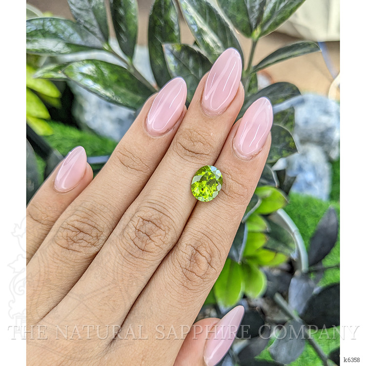 4.35 Ct. Peridot from Ceylon (Sri Lanka)