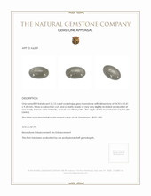 25.13 Ct. Cabochon Moonstone from Ceylon (Sri Lanka) Appraisal