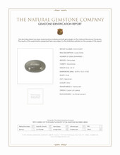 25.13 Ct. Grey Cabochon Moonstone from Ceylon (Sri Lanka) Scan Report