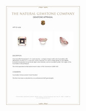 1.51 Ct. Tourmaline from Mozambique Appraisal