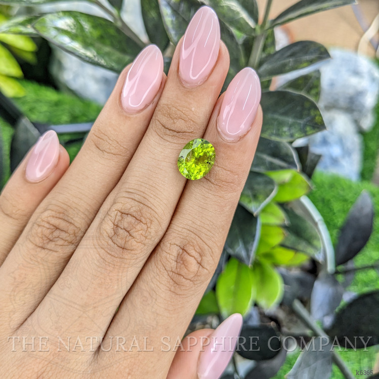 4.35 Ct. Peridot from Ceylon (Sri Lanka)