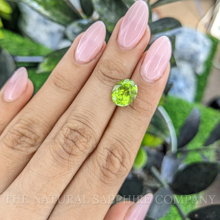 4.06 Ct. Peridot from Ceylon (Sri Lanka)