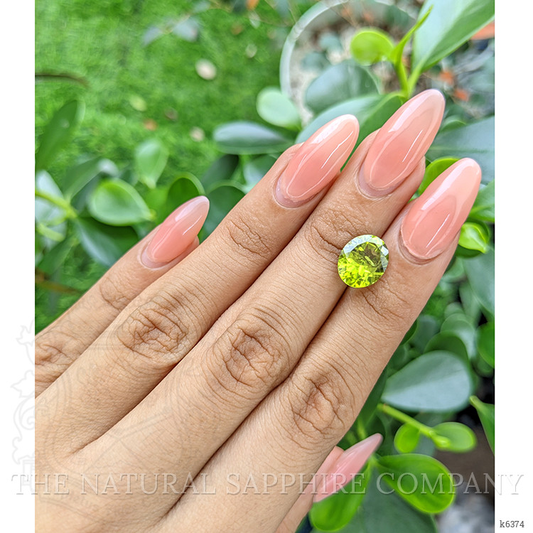 3.24 Ct. Peridot from Ceylon (Sri Lanka)