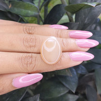 14.13 Ct. Cabochon Moonstone from Ceylon (Sri Lanka) Life Style