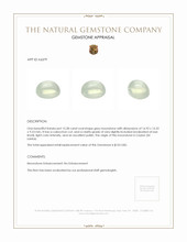 15.28 Ct. Cabochon Moonstone from Ceylon (Sri Lanka) Appraisal