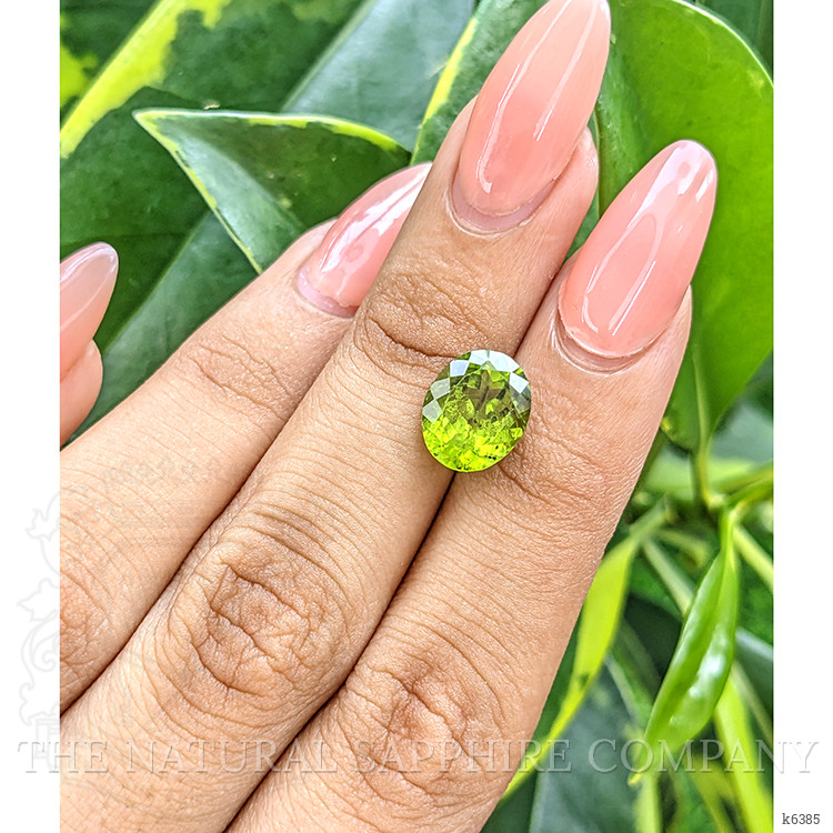 3.98 Ct. Peridot from Ceylon (Sri Lanka)