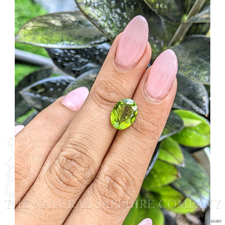 4.08 Ct. Peridot from Ceylon (Sri Lanka)