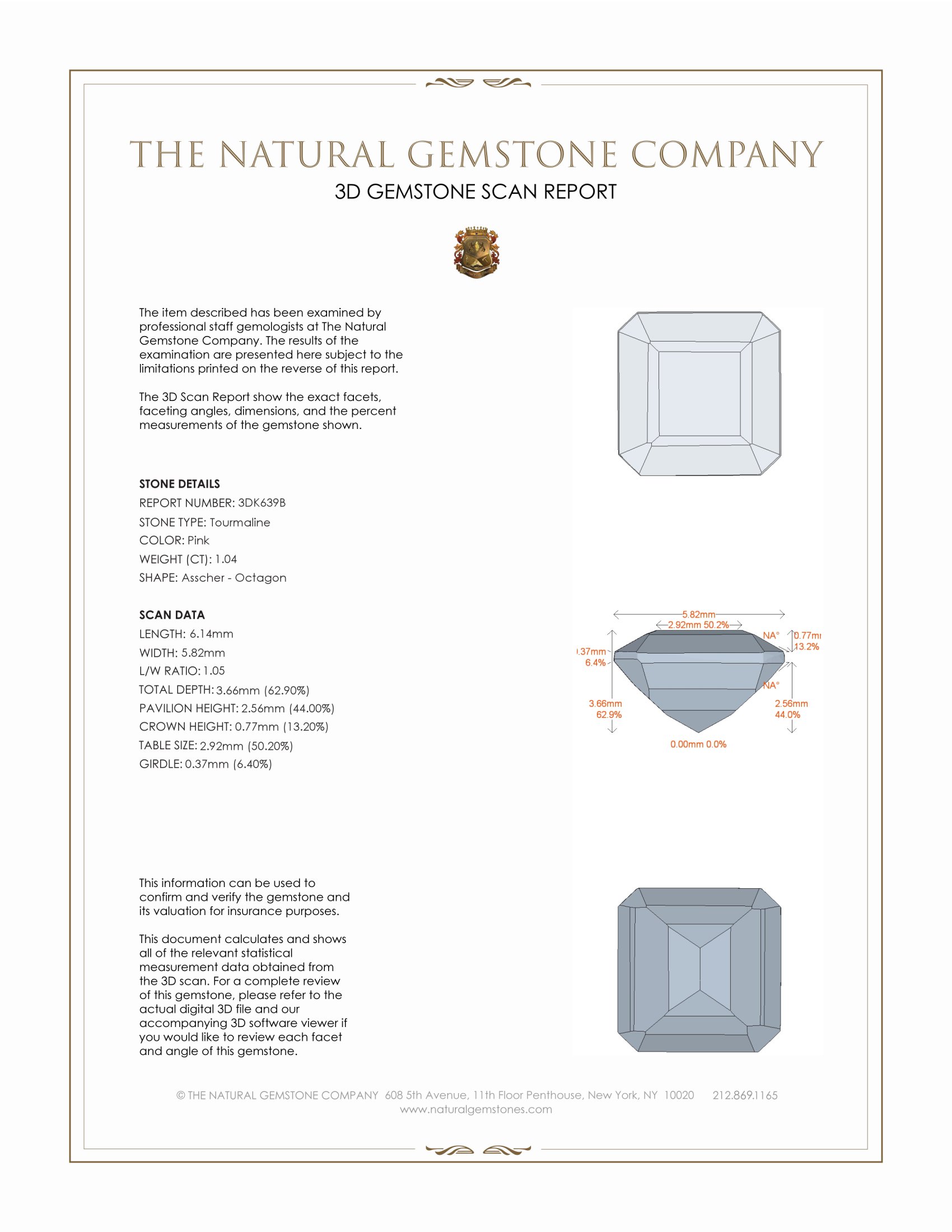 1.04 Ct. Tourmaline from Mozambique